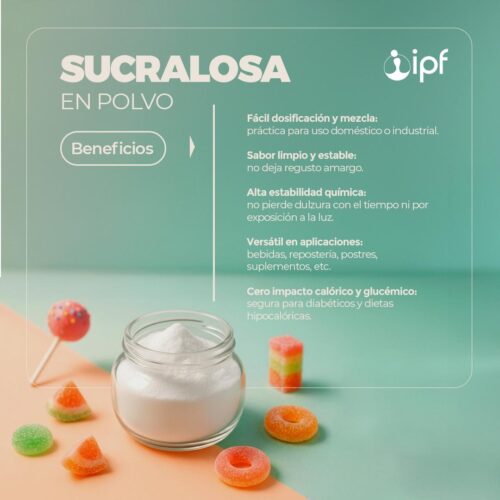 SUCRALOSA EN POLVO 500G - Imagen 2