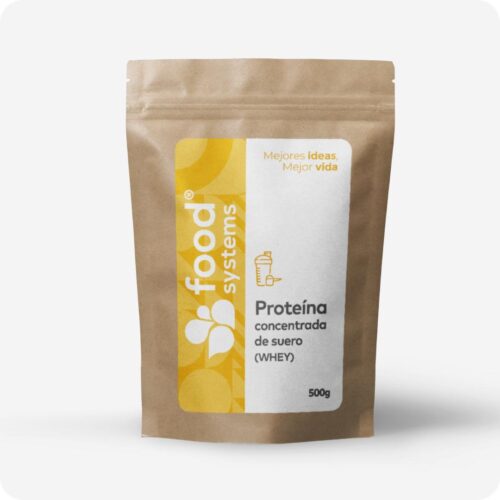 PROTEÍNA CONCENTRADA DE SUERO (Whey Protein) x 500 G