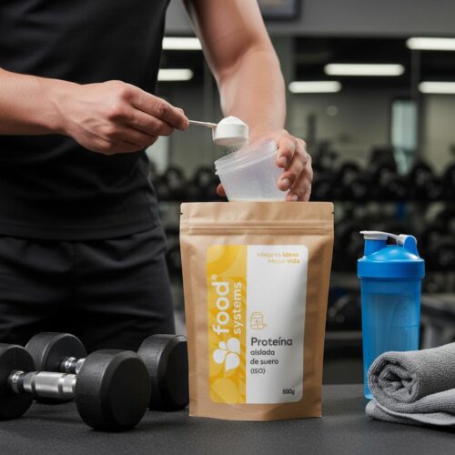 Proteína Aislada de Suero (Whey Protein Isolate 90%) x 500 g - Imagen 3