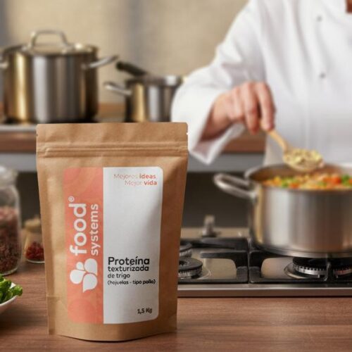 PROTEÍNA TEXTURIZADA DE TRIGO (Hojuelas - Tipo Pollo) x 1,5 Kg - Imagen 3
