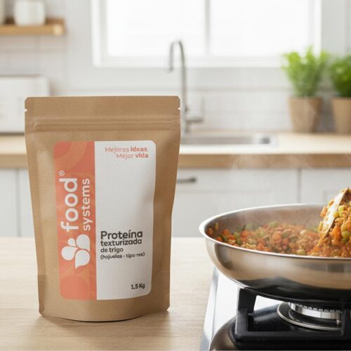 PROTEÍNA TEXTURIZADA DE TRIGO (Hojuelas - Tipo Res) x 1,5 Kg - Imagen 3