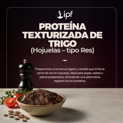 PROTEÍNA TEXTURIZADA DE TRIGO (Hojuelas - Tipo Res) x 1,5 Kg - Imagen 2
