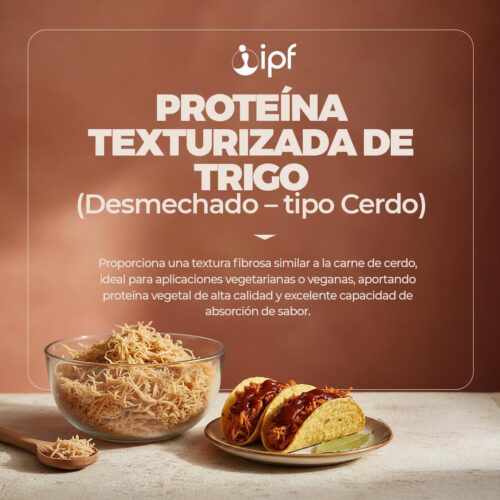 PROTEÍNA TEXTURIZADA DE TRIGO (Desmechado - Tipo Cerdo) x 1,5 Kg - Imagen 2